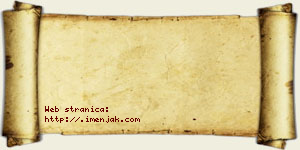 Anđela Stamenković vizit kartica